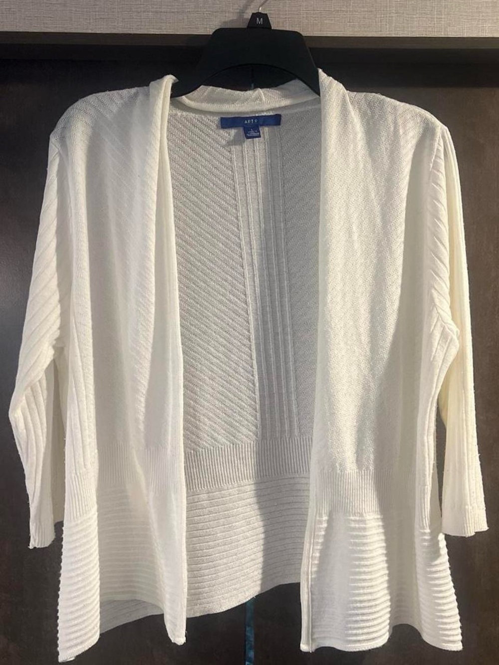 Apt. 9 Open-Front Textured Knit Cardigan